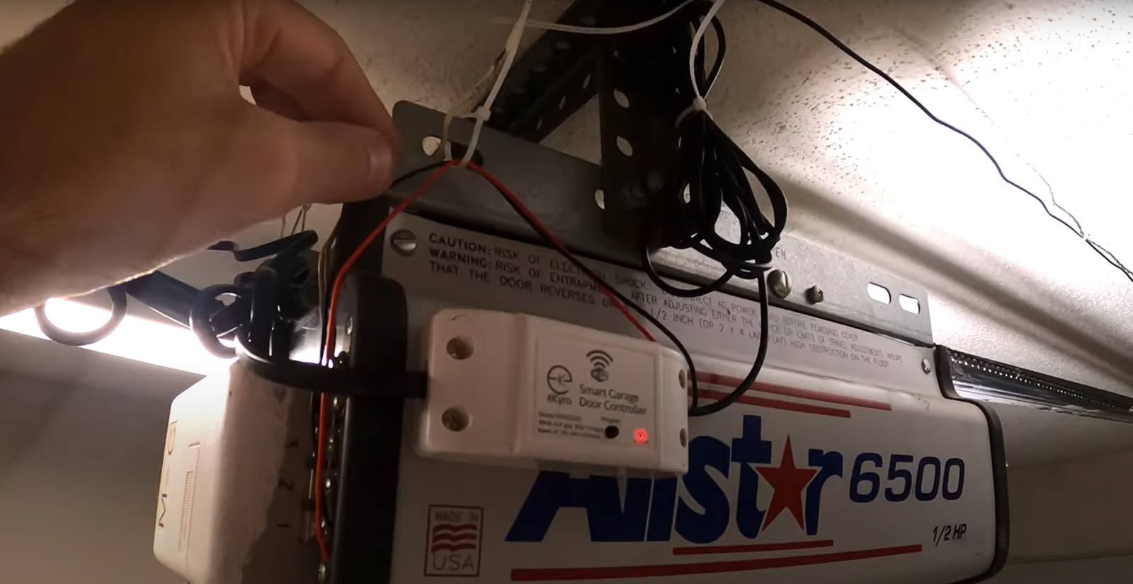 garage door opener installation