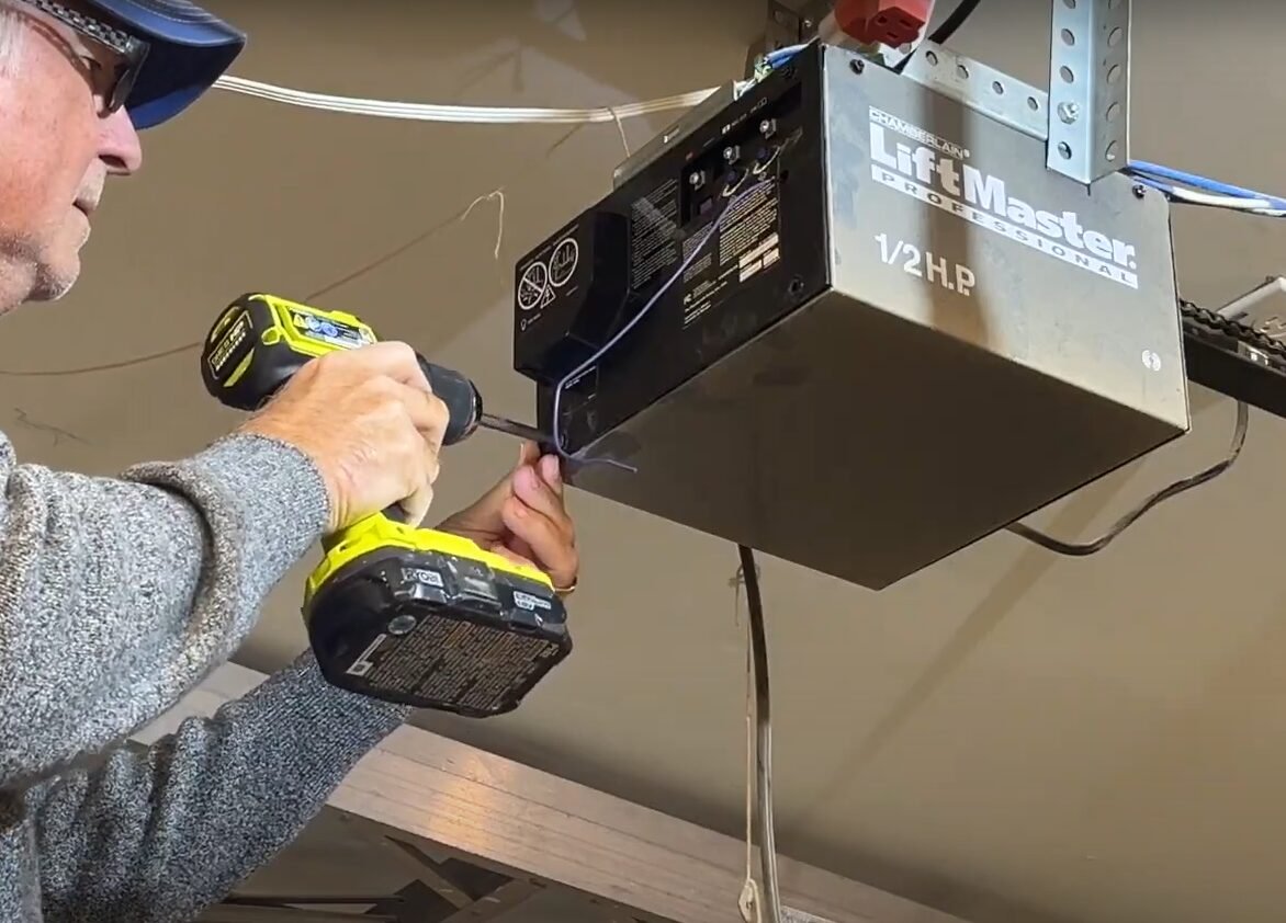 Garage door opener repair service.