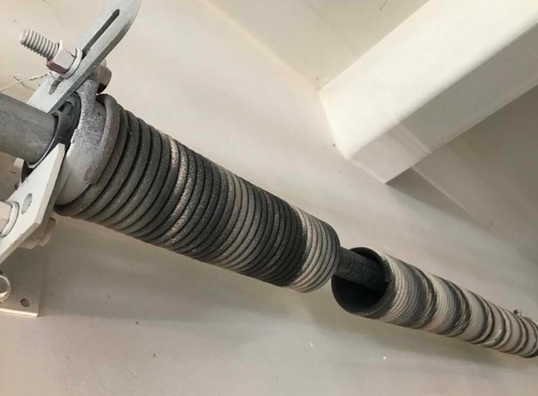 Garage door spring repair