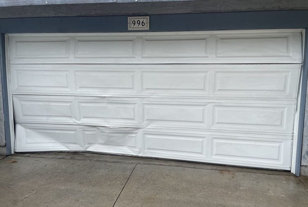 Off-Track Garage Door Realignment